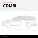 Plastová vana do kufru Sixtol Audi A4 Combi B6/B7 2000-2008 – Zboží Mobilmania