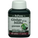 MedPharma Ginkgo biloba 30 mg Guarana 67 tablet – Hledejceny.cz