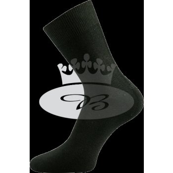 Lonka ponožky klasické BadonA 3 páry černá