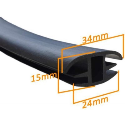 Carport tesnenie pre prístrešky a prípojky panelu B-858 LIGHT – Zboží Mobilmania