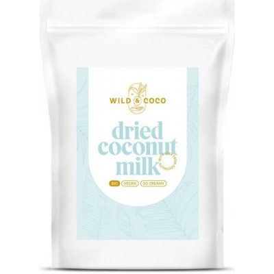 WILD&COCO BIO sušené kokosové mléko, 300g