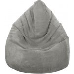 Toffel Sedací vak MAXI COMFORT Plyš 125x95 cm Vzor: šedá – Zbozi.Blesk.cz