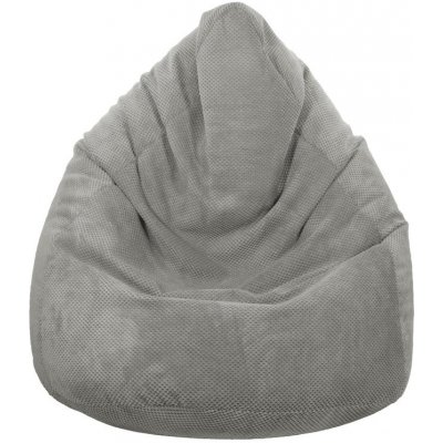 Toffel Sedací vak MAXI COMFORT Plyš 125x95 cm Vzor: šedá – Zbozi.Blesk.cz