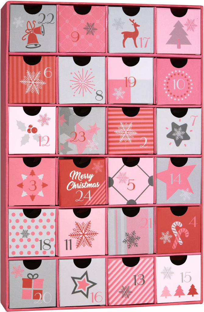 BRUBAKER pro ženy Vánoční kouzlo růžové DIY 32,5 cm