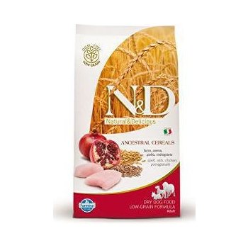 N&D Ancestral Grain Dog Adult Mini Chicken & Pomegranate 7 kg