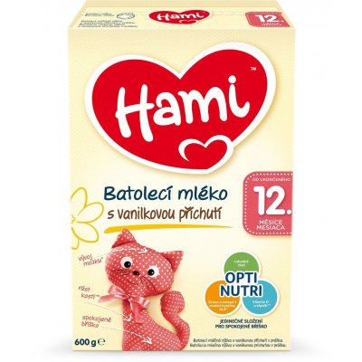 Hami 12+ Vanilka 600 g