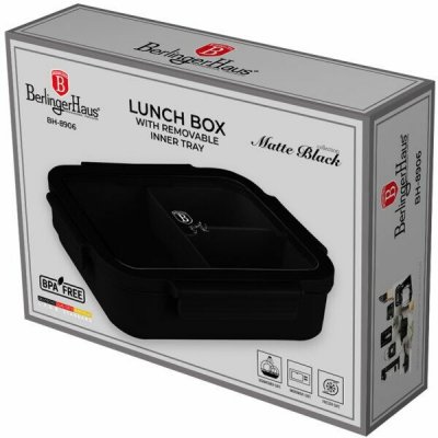 Berlingerhaus Svačinový box 24 x 18 cm Black Collection BH-8906 – Hledejceny.cz