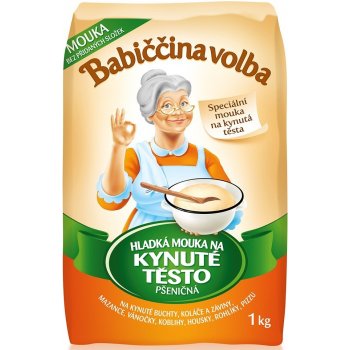 Babiččina volba Mouka hladká na kynuté těsto 1kg