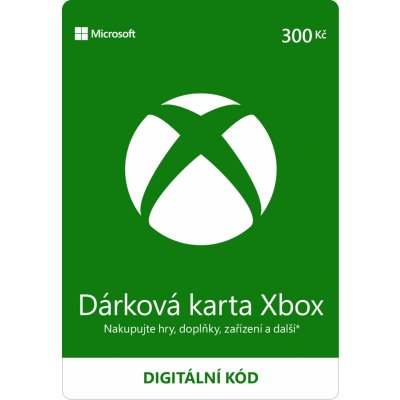 Microsoft Xbox Live dárková karta 300 Kč – Hledejceny.cz