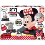 Educa 3D puzzle Minnie Mouse 160 ks s barvami – Zbozi.Blesk.cz
