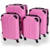 Cestovní kufr BERTOO Venezia růžová set 98, 58l, 46l, 33 l
