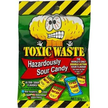 Toxic Waste Hazardously Sour Candy 57 g