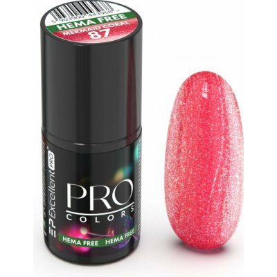 Excellent PRO Gel Lak Pro Colors 087 MERMAID CORAL 7 g – Hledejceny.cz