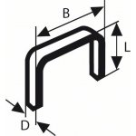 Nerezové sponky do sponkovaček Bosch PTK 3,6 LI, PTK 14 E Duotac, HT 14 a HMT 57 - 10x0.74x11.4mm, 1000ks, typ 53 (2609200216) – Zboží Mobilmania