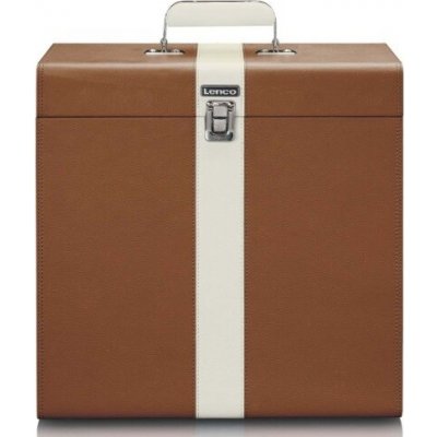 Lenco TTA-300 - kufr na gramofonové desky - Hnědá – Zboží Živě