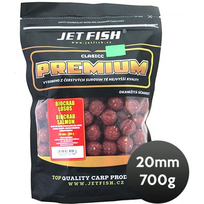 Jet Fish Premium Classic Boilies 700 g 20 mm Biocrab Losos – Hledejceny.cz