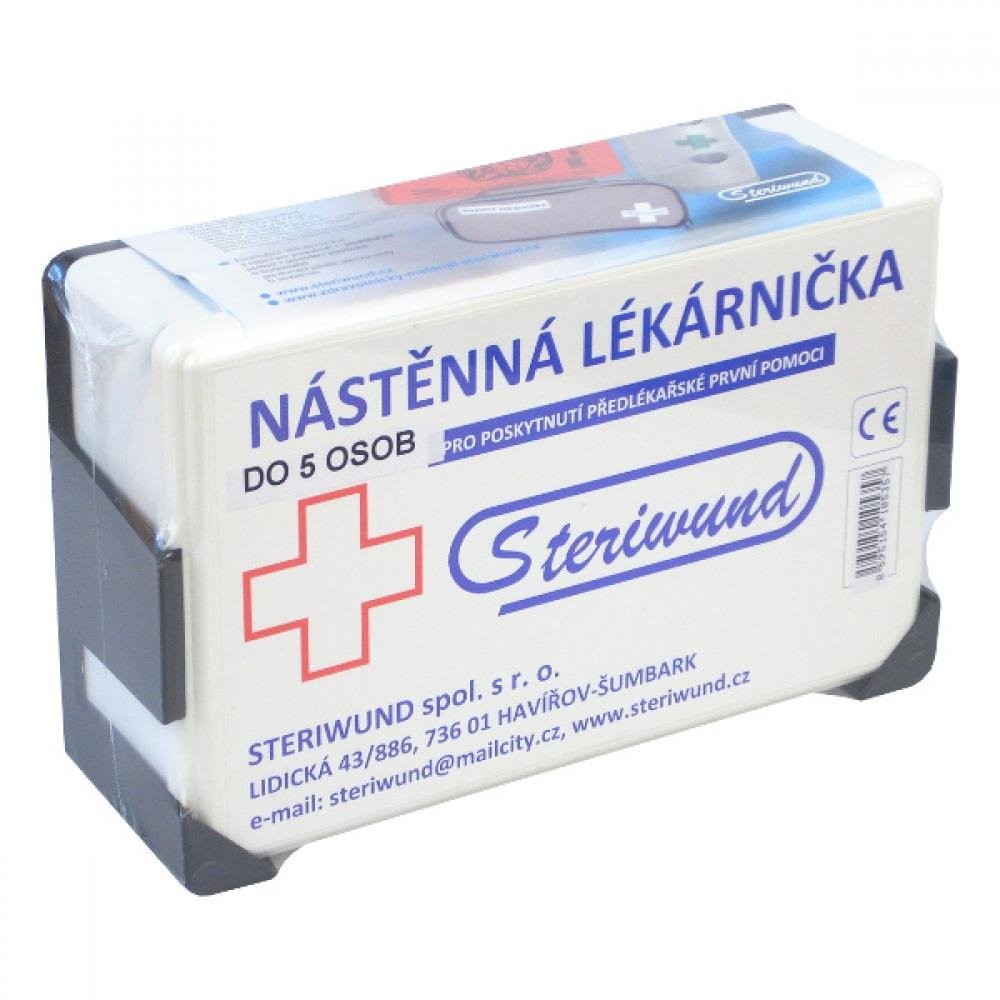 Steriwund lékárnička nástěnná plastová do 5 osob od 435 Kč - Heureka.cz