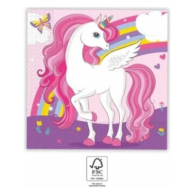Procos Ubrousky papírové EKO Jednorožec 33x33cm 20ks – Hledejceny.cz