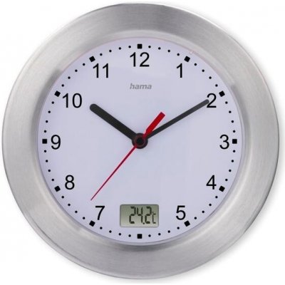 Hama koupelnové hodiny (koupelnové hodiny s přísavkou, hodiny s teploměrem, nástěnné hodiny bez – Zboží Dáma