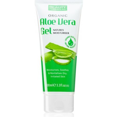 Beauty Formulas Aloe Vera hydratační gel na tělo a obličej 100 ml – Zboží Mobilmania