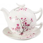 TeaLogic Cherry Blossom Tea for one Fine Bone China čajová porcelánová souprava 0,25l /0,5 l třešeň – Sleviste.cz
