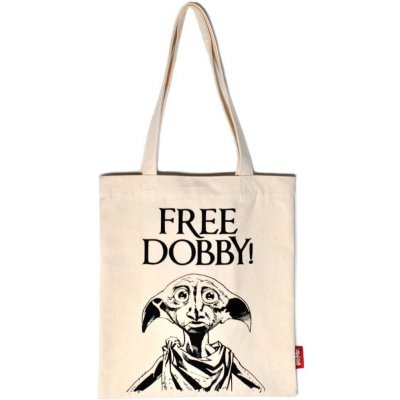 CurePink Shopping taška na rameno Harry Potter: Dobby Is Free – Zboží Dáma