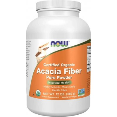 Now Foods Acacia Fiber Organic Powder Akácie 340 g – Hledejceny.cz