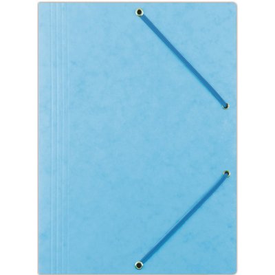 Donau A4 Prešpánové desky s chlopněmi a gumičkou světle modré 1 ks – Zboží Živě