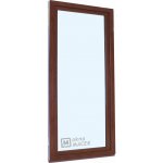 Kömmerling balkonové dveře 70 AD OS levé ořech/bílá 90 x 240 cm jednostranná klika + madýlko + PVC rám – Hledejceny.cz