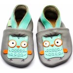 Hopi Hop Kožené capáčky barefoot sovík šedé – Sleviste.cz