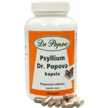 Dr. Popov Vláknina Psyllium 120 kapslí