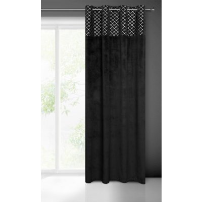 HOTOVÝ ZÁVĚS WALLNUT 140X250 CM ČERNÁ – Hledejceny.cz