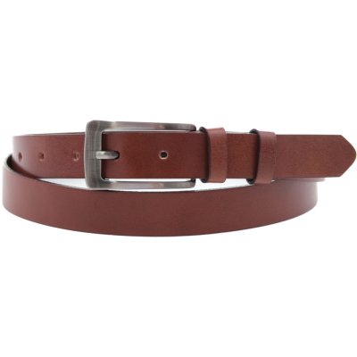 Špongr dámsky kožený opasek 2527 koňakově hnědý – Zboží Dáma