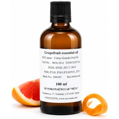 Meta esenciální olej Grapefruit 100 ml – Hledejceny.cz