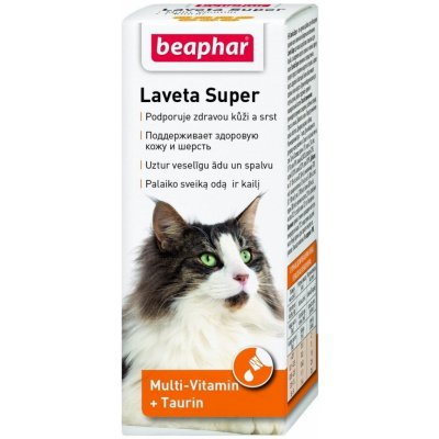 Beaphar Laveta Super vit vyživující srst kočka 50 ml – Zbozi.Blesk.cz