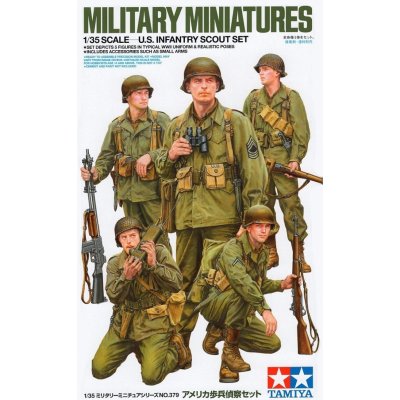 Tamiya U.S. Infantry Scout Set (5 Crew) 1:35 – Zbozi.Blesk.cz