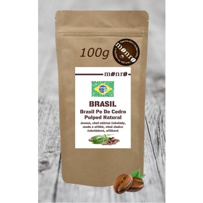 Monro 100% Arabika Brasil Pè de Cedro Estate zrnková 0,1 kg – Hledejceny.cz
