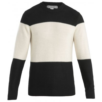 Icebreaker Mens Waypoint Crewe Sweater, Black/Undyed – Zboží Mobilmania