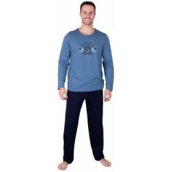 Gabor 1212 pánské pyžamo dlouhé modré