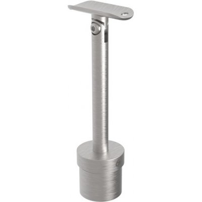 Hahn Steel Nerezový držák madla výškově nastavitelný pr. 42.4, pro sloupek pr. 42.4 x 2.0 mm - brus – Zboží Mobilmania