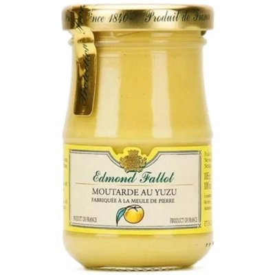 Edmond Fallot hořčice s yuzu ve skle 105 g – Zboží Dáma