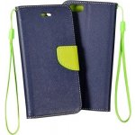 Fancy Book Huawei Y6 II Compact / Y5 II (2016) navy/lime - pouzdro na mobilní telefon – Zboží Živě