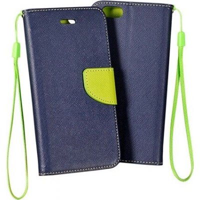 Fancy Book Huawei Y6 II Compact / Y5 II (2016) navy/lime - pouzdro na mobilní telefon – Zboží Živě