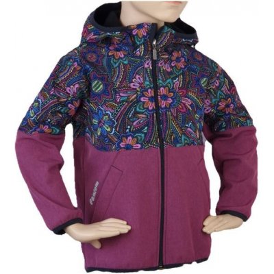 Fantom melír a kytičky vínový – Sleviste.cz