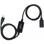 KABEL USB 2.0 repeater a prodlužovací kabel A/M-A/F 10m ku2rep10