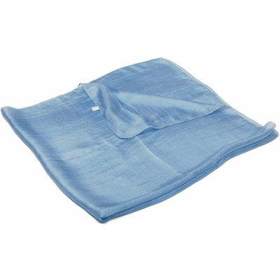 Hedvábný šátek světle šedomodrý – Zboží Dáma