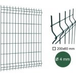 Dílec plotový MERKUR, 3D, drát 4 mm, zelený 2500 x 1730 mm, balení 1 ks – Sleviste.cz