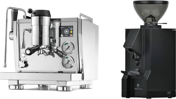 Set Rocket Espresso R NINE ONE + Eureka Mignon Manuale