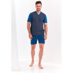 Taro Roman 001 pyžamo krátké tmavě modrá – Zboží Dáma