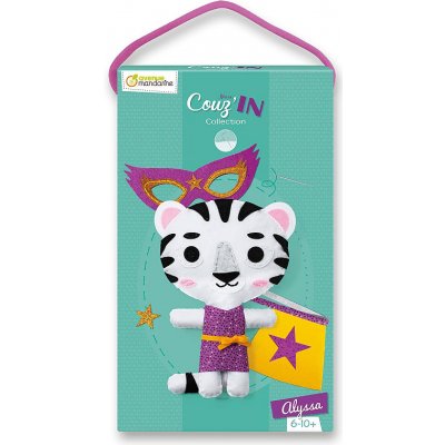 Avenue Mandarine Kreativní sada Dětské šití tygřice Alyssa – Zboží Mobilmania